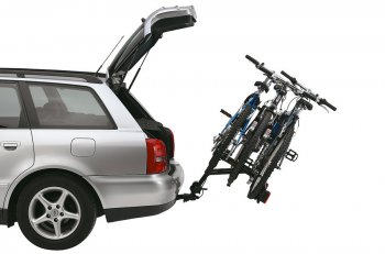 Велобагажник-платформа на фаркоп Thule RideOn Honda Prelude 1 SN купе (1978-1982) (Для 3-х велосипедов)