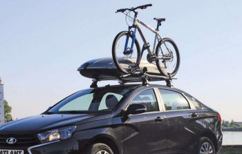 5 599 р. Велокрепление на крышу Roof Rider Hyundai Elantra MD дорестайлинг (2010-2013)  с доставкой в г. Пермь. Увеличить фотографию 2