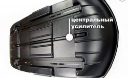 22 749 р. Багажный бокс Broomer Venture (420 л/189x89x40 см) на крышу   (Покрытие: шагрень, Цвет: чёрный)  с доставкой в г. Пермь. Увеличить фотографию 22