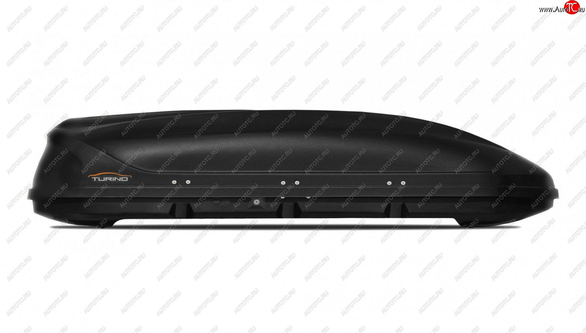 28 499 р. Автобокс PT GROUP (510л., 210х45х81, двустороннее открывание) Turino Sport черный   (Черный)  с доставкой в г. Пермь