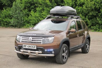 Автобокс PT GROUP (410л., 177х81х46, двустороннее открывание) Turino 1 черный  (Черный)