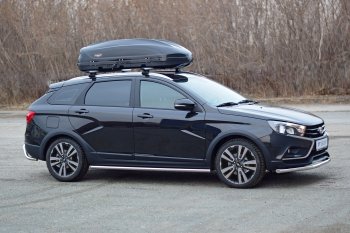 17 199 р. Багажный бокс Turino 1 LUX (410 л/177х81х46 см, акрил, одностороннее открывание) на крышу   (Черный)  с доставкой в г. Пермь. Увеличить фотографию 2