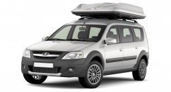 96 999 р. Багажный бокс-палатка Yuago Travel 2.0 (лето, 1000 л/230x160x35 см) на крышу Honda Spike (2006-2025) (Белый бокс, тент графит)  с доставкой в г. Пермь. Увеличить фотографию 2