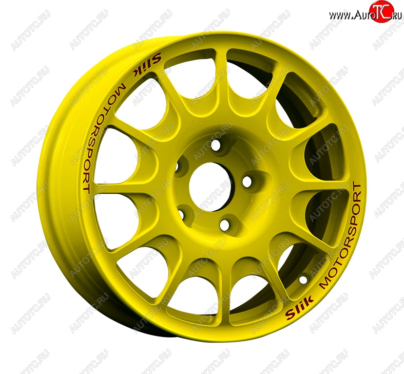 23 799 р. Кованый диск Slik Classic Sport L-1844S 5.5x15 Москвич 2141  дорестайлинг (1985-1997) 4x108.0xDIA52.0xET45.0 (Candy ярко-желтый (Candy YELLOW))