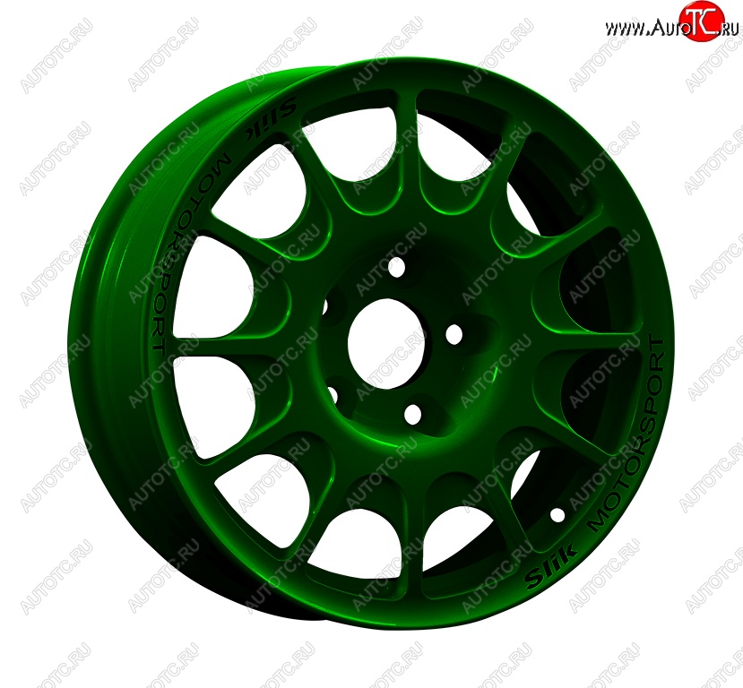 23 799 р. Кованый диск Slik Classic Sport L-1844S 5.5x15   (Зеленый (GREEEN))  с доставкой в г. Пермь