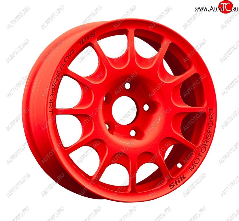 23 799 р. Кованый диск Slik Classic Sport L-1844S 6.5x15   (RAL 3026 ярко алый (3026))  с доставкой в г. Пермь