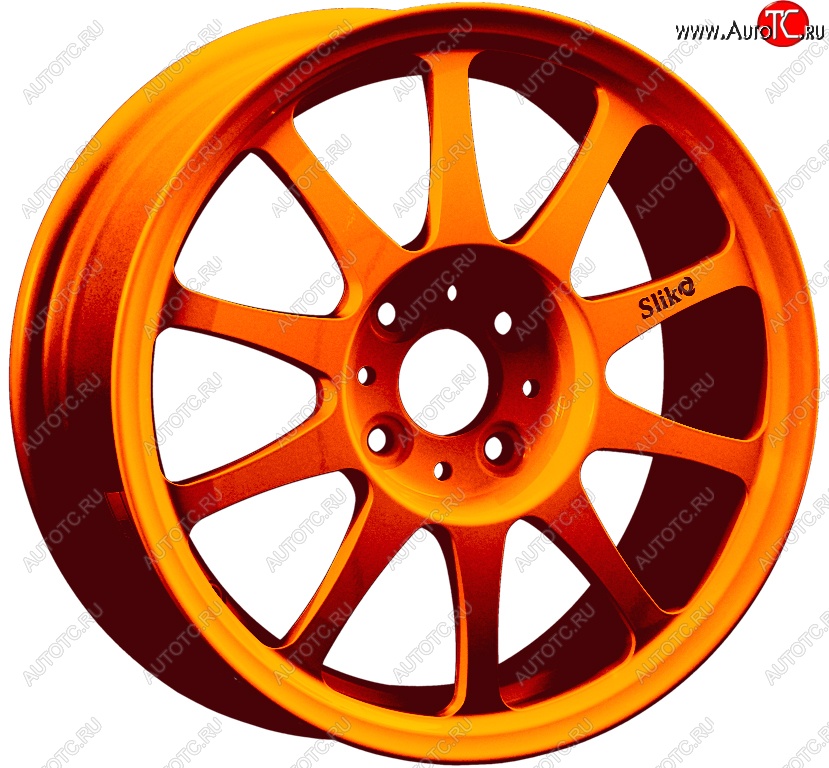14 899 р. Кованый диск Slik Classic Sport L-5411S 6.0x15   (Ярко оранжевый (ORANGE))  с доставкой в г. Пермь