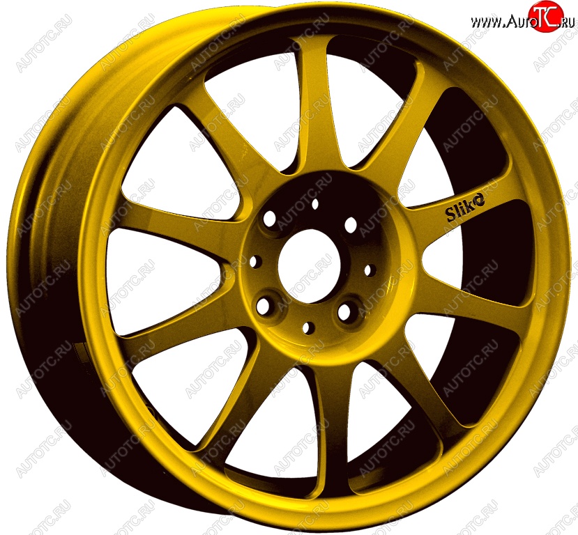 14 899 р. Кованый диск Slik Classic Sport L-5411S 6.0x15   (Ярко желтый RAL1021 (YELLOW))  с доставкой в г. Пермь