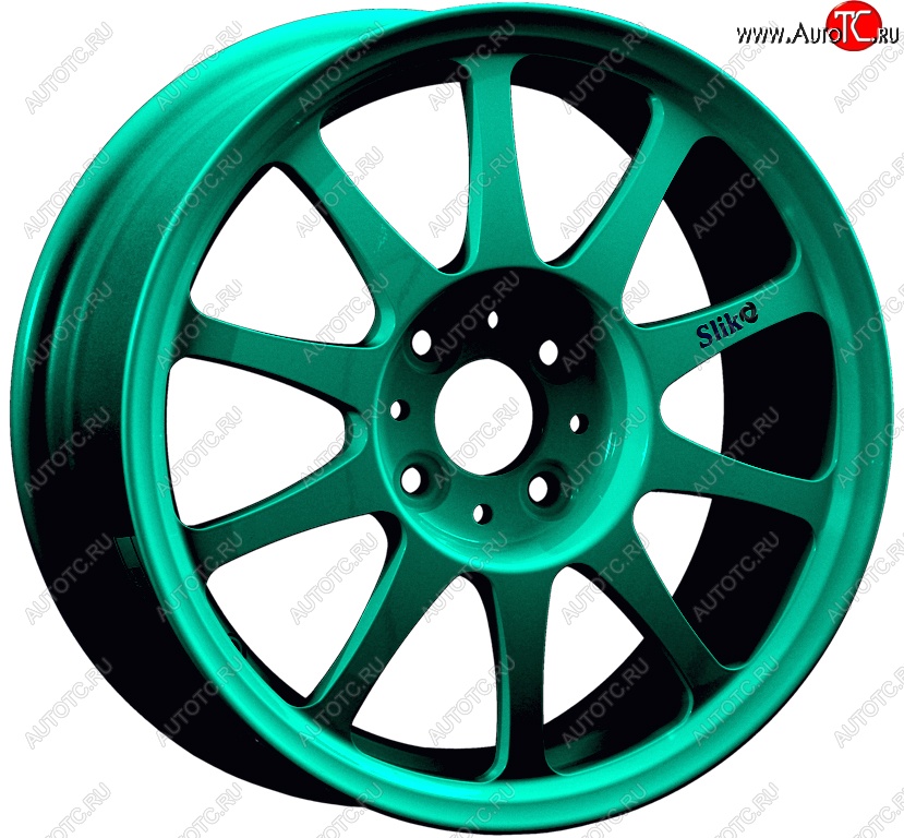 14 899 р. Кованый диск Slik Classic Sport L-5411S 6.0x15   (Candy изумрудно-зеленый (Candy Green))  с доставкой в г. Пермь