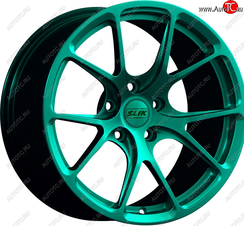 17 799 р. Кованый диск Slik TuningPro L-754 9.0x17   (Candy изумрудно-зеленый (Candy Green))  с доставкой в г. Пермь