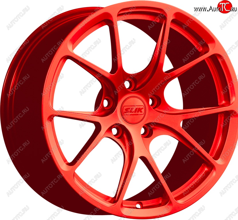 17 799 р. Кованый диск Slik TuningPro L-754 9.0x17   (RAL 3026 ярко алый (3026))  с доставкой в г. Пермь