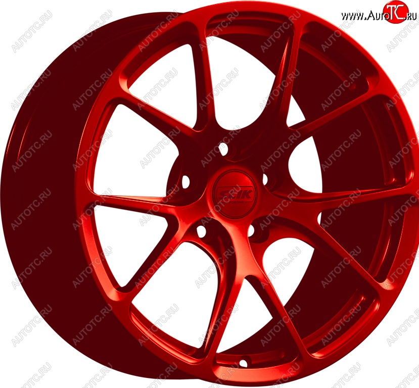 17 799 р. Кованый диск Slik TuningPro L-754 9.0x17   (Красный (RED))  с доставкой в г. Пермь
