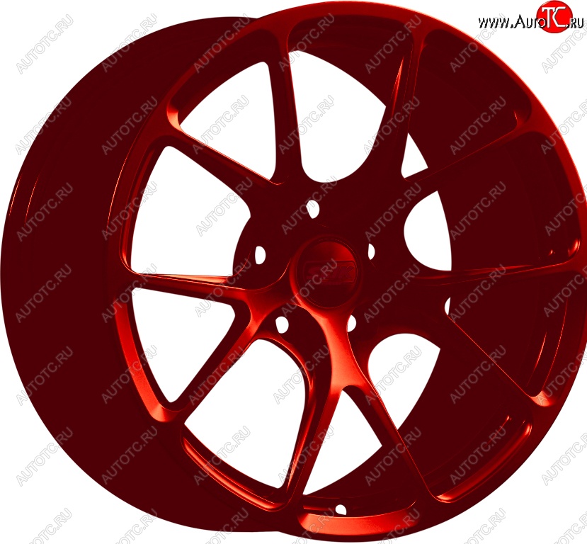 17 699 р. Кованый диск Slik TuningPro L-754 9.0x17   (Candy красный (Candy RED))  с доставкой в г. Пермь