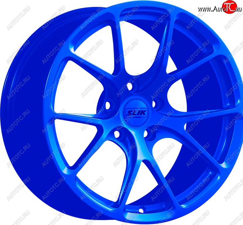 17 799 р. Кованый диск Slik TuningPro L-754 9.0x17   (Candy синий (Candy BLUE))  с доставкой в г. Пермь