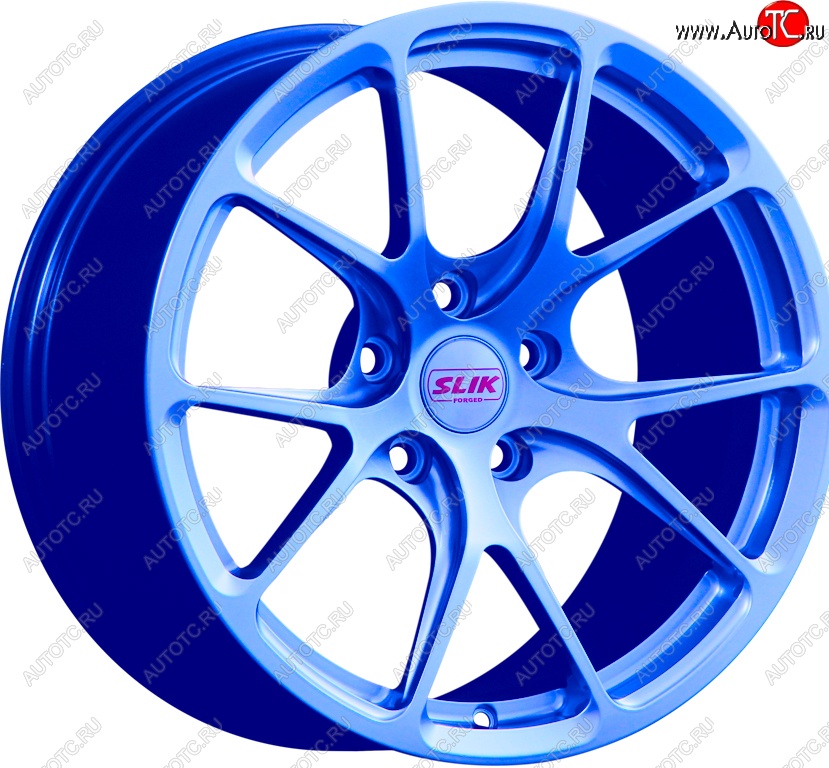 17 890 р. Кованый диск Slik TuningPro L-754 9.0x17   (Синий (BLUE))  с доставкой в г. Пермь