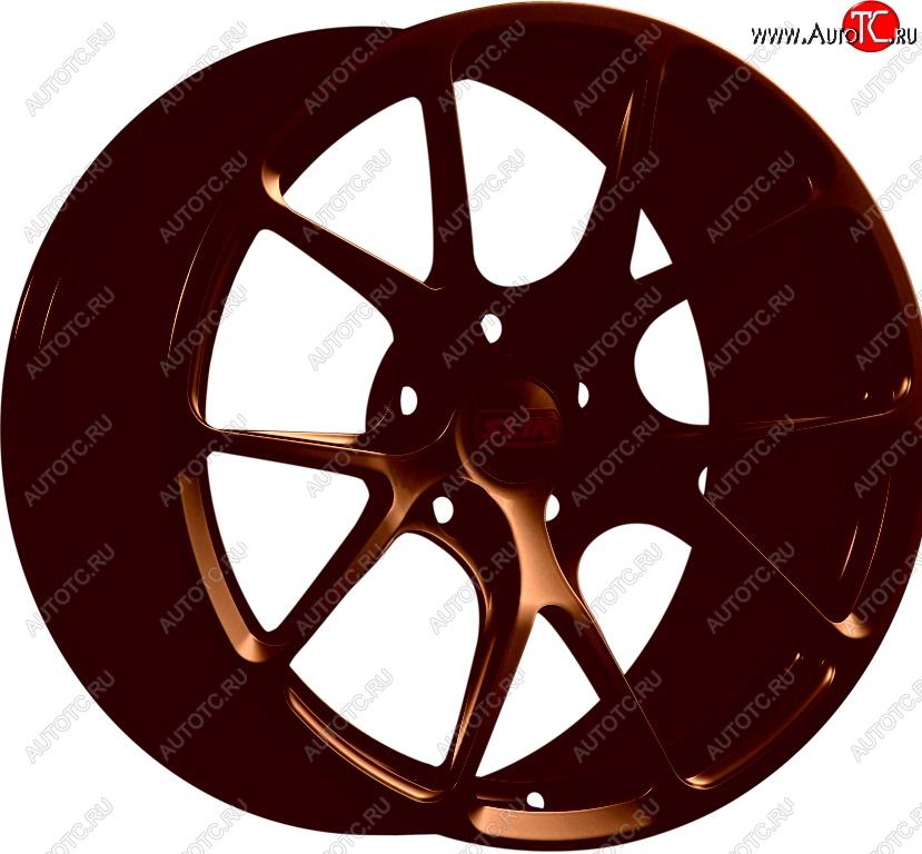 17 890 р. Кованый диск Slik TuningPro L-754 9.0x17   (Коньячная бронза глянец (BRZCGN))  с доставкой в г. Пермь