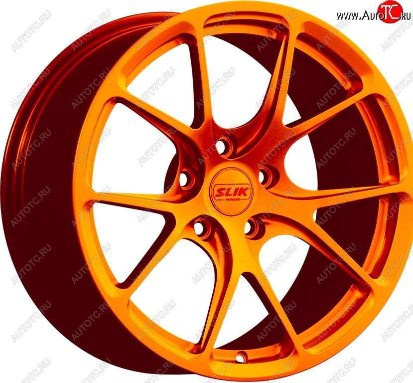 18 599 р. Кованый диск Slik TuningPro L-754 9.0x17   (Ярко оранжевый (ORANGE))  с доставкой в г. Пермь