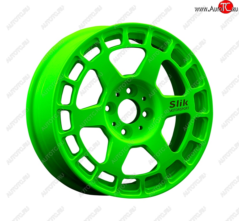 15 499 р. Кованый диск Slik Classic Sport L-151S 5.5x15   (RAL 6038 ярко-зеленый (6038))  с доставкой в г. Пермь