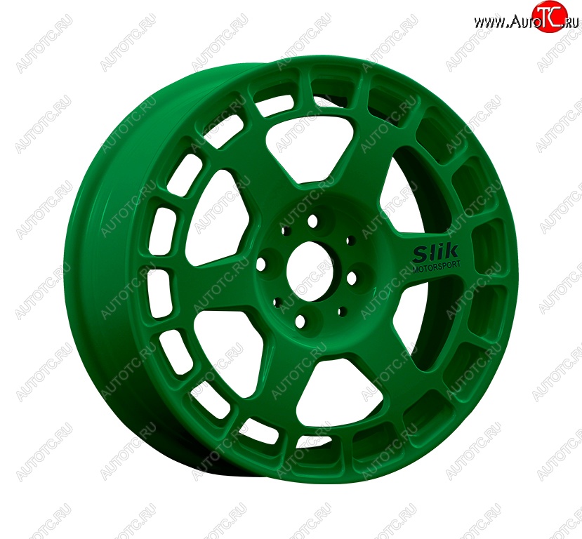 7 540 р. Кованый диск Slik Classic Sport L-151S 6.5x15   (Candy изумрудно-зеленый (Candy Green))  с доставкой в г. Пермь