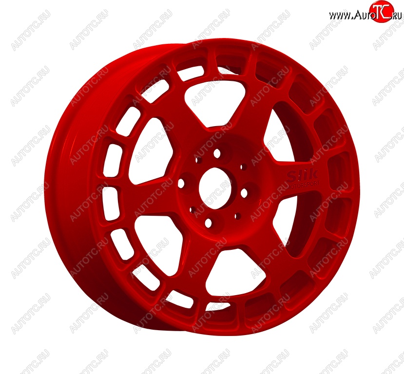 7 540 р. Кованый диск Slik Classic Sport L-151S 6.5x15   (Красный (RED))  с доставкой в г. Пермь