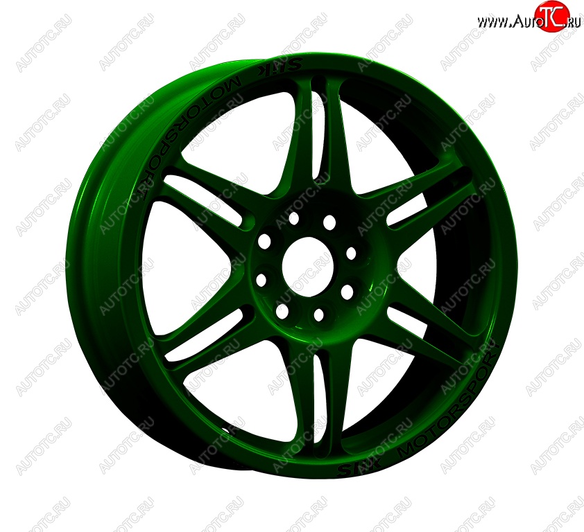 15 499 р. Кованый диск Slik Classic Sport L-152S 5.5x15   (Зеленый (GREEEN))  с доставкой в г. Пермь