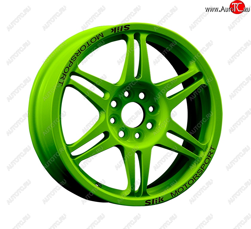 15 499 р. Кованый диск Slik Classic Sport L-152S 5.5x15   (RAL 6038 ярко-зеленый (6038))  с доставкой в г. Пермь