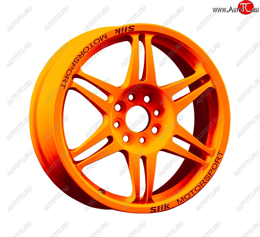 7 540 р. Кованый диск Slik Classic Sport L-152S 6.5x15   (Ярко оранжевый (ORANGE))  с доставкой в г. Пермь