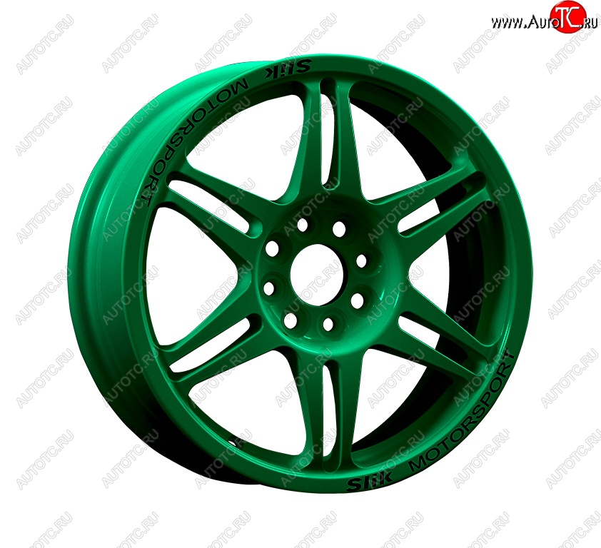 7 540 р. Кованый диск Slik Classic Sport L-152S 6.5x15   (Candy изумрудно-зеленый (Candy Green))  с доставкой в г. Пермь