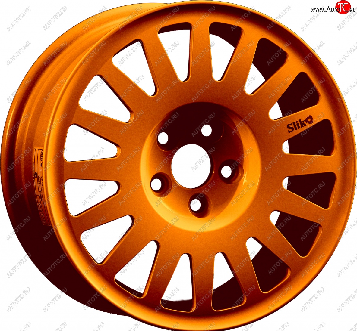 7 460 р. Кованый диск Slik Classic Sport L-1823S 5.5x15   (Candy медно-оранжевый глянцевый)  с доставкой в г. Пермь