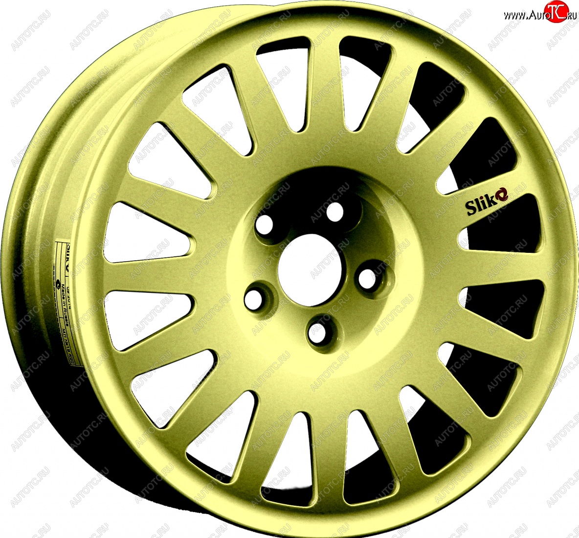 15 599 р. Кованый диск Slik Classic Sport L-1823S 6.5x15   (Золотой (G))  с доставкой в г. Пермь