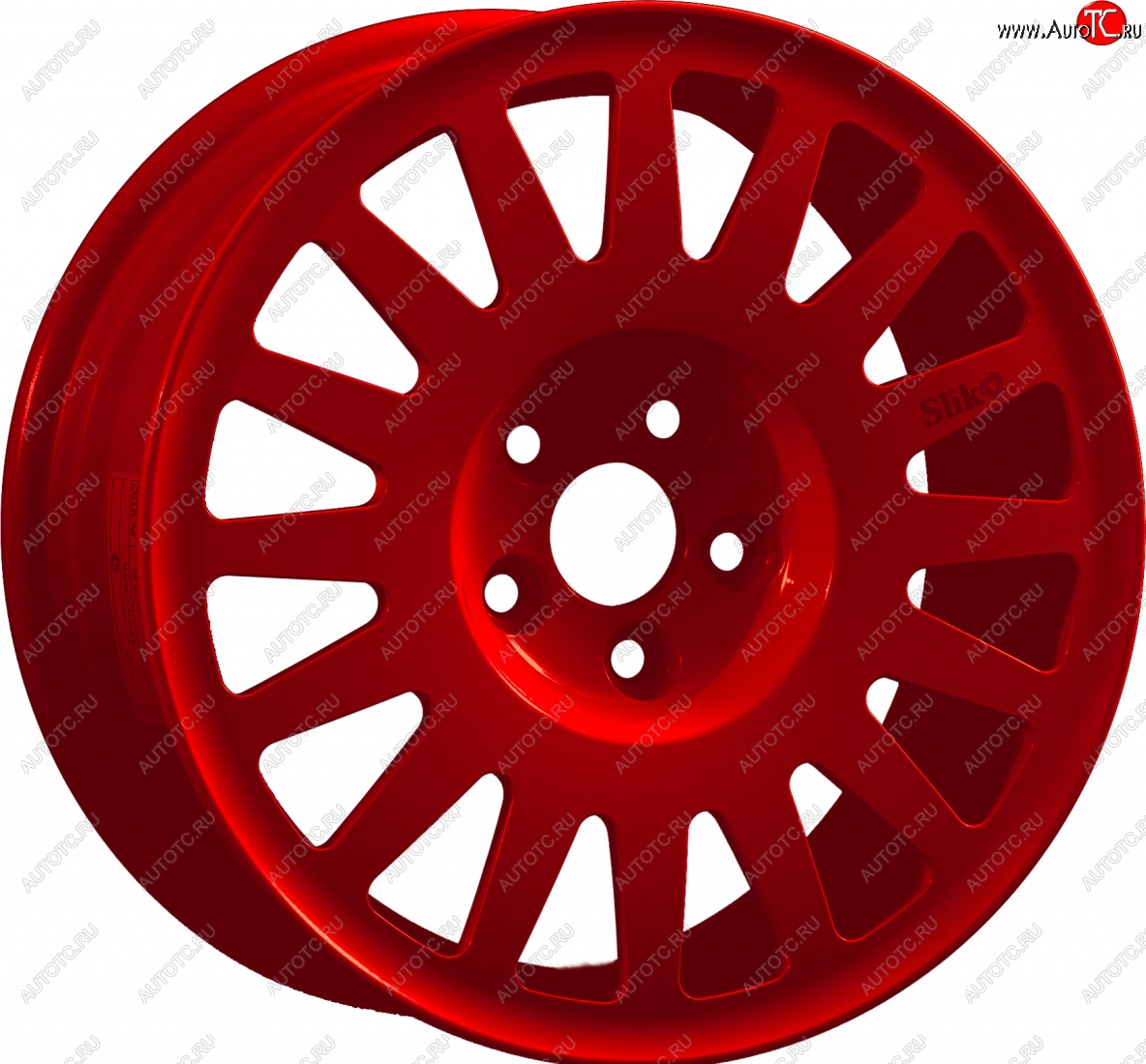 15 599 р. Кованый диск Slik Classic Sport L-1823S 6.5x15   (Красный (RED))  с доставкой в г. Пермь