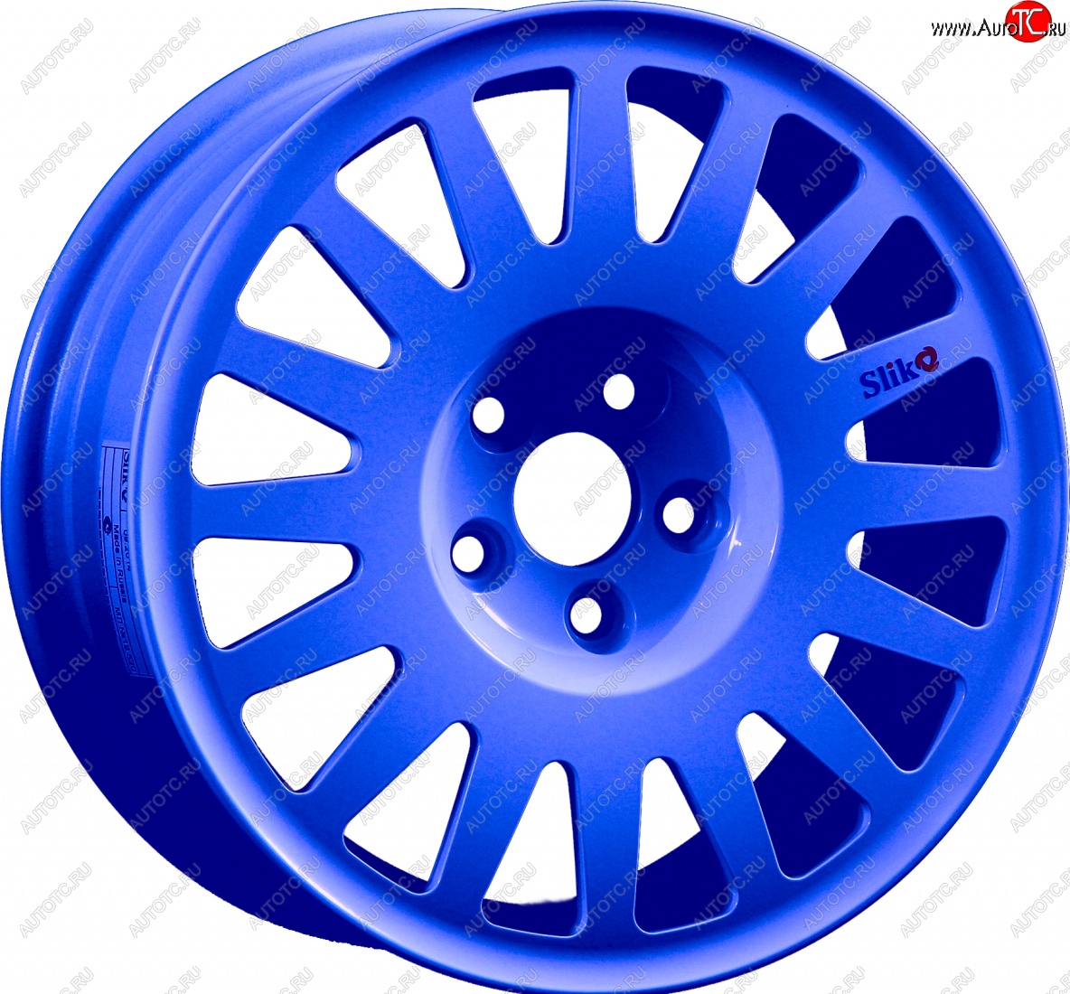 15 599 р. Кованый диск Slik Classic Sport L-1823S 6.5x15   (Синий (BLUE))  с доставкой в г. Пермь