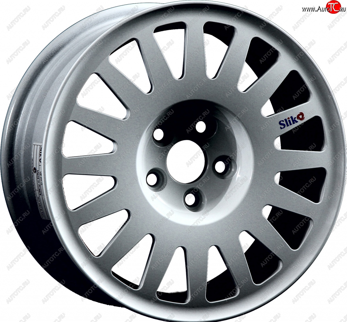 14 199 р. Кованый диск Slik Classic Sport L-1823S 6.5x15   (Серебристый темный (S25))  с доставкой в г. Пермь
