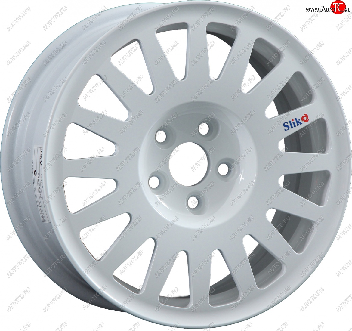 14 199 р. Кованый диск Slik Classic Sport L-1823S 6.5x15   (Белый (W))  с доставкой в г. Пермь