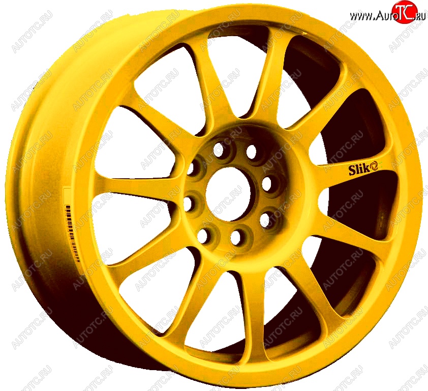24 899 р. Кованый диск Slik Classic Sport L-1837S 7.0x15   (Ярко желтый RAL1021 (YELLOW))  с доставкой в г. Пермь