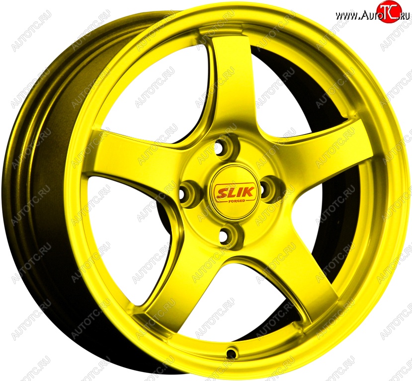 11 899 р. Кованый диск Slik Classic L-1843 6.5x15   (Candy ярко-желтый (Candy YELLOW))  с доставкой в г. Пермь