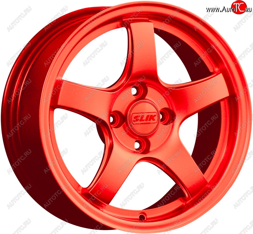 11 899 р. Кованый диск Slik Classic L-1843 6.5x15   (RAL 3026 ярко алый (3026))  с доставкой в г. Пермь