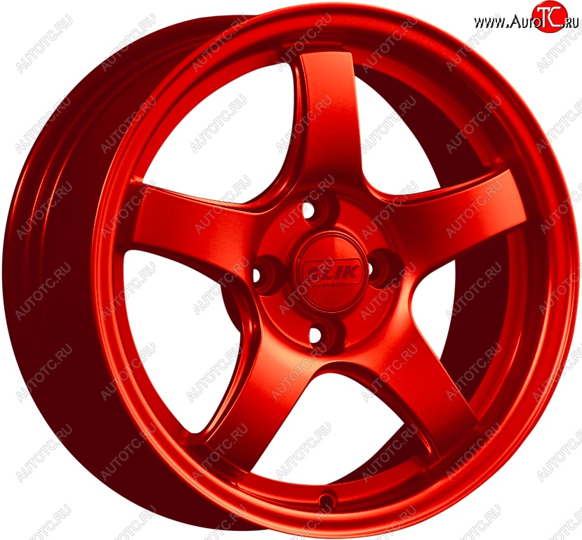 11 899 р. Кованый диск Slik Classic L-1843 6.5x15   (Candy алый)  с доставкой в г. Пермь