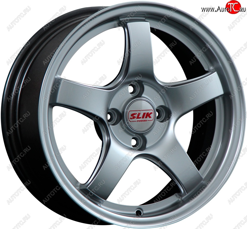 11 899 р. Кованый диск Slik Classic L-1843 6.5x15   (Графит глянцевый (GM))  с доставкой в г. Пермь