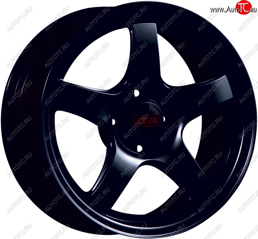 11 899 р. Кованый диск Slik Classic L-1843 6.5x15   (Черный матовый (MB))  с доставкой в г. Пермь