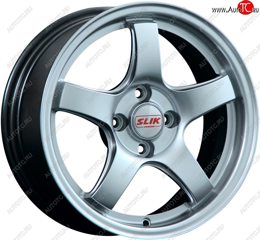 11 899 р. Кованый диск Slik Classic L-1843 6.5x15   (Серебристый темный (S25))  с доставкой в г. Пермь