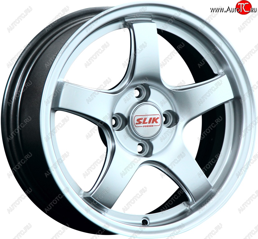 11 899 р. Кованый диск Slik Classic L-1843 6.5x15   (Ярко блестящее серебро (HPB))  с доставкой в г. Пермь