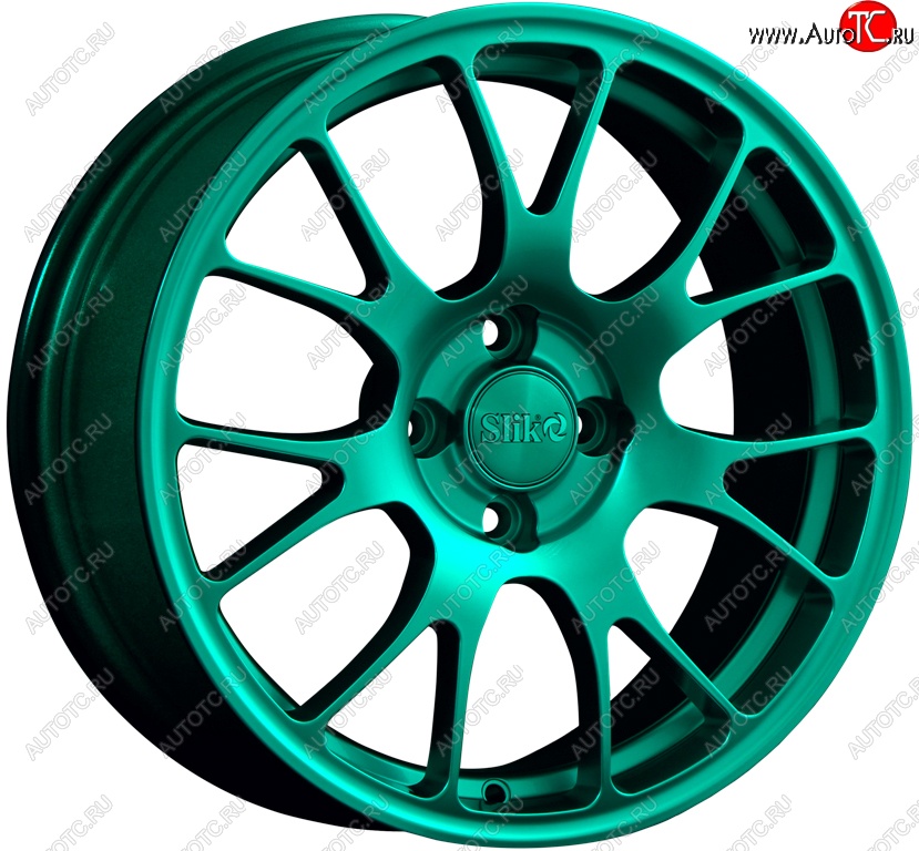 18 999 р. Кованый диск Slik Classic L-215 6.5x16   (Candy изумрудно-зеленый (Candy Green))  с доставкой в г. Пермь