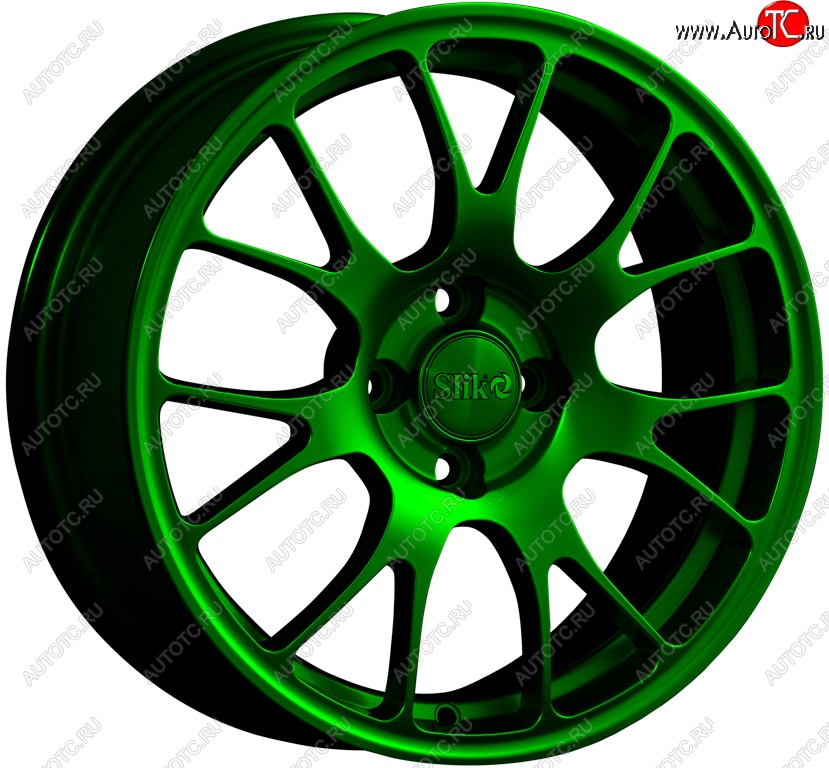 18 999 р. Кованый диск Slik Classic L-215 6.5x16   (Зеленый (GREEEN))  с доставкой в г. Пермь