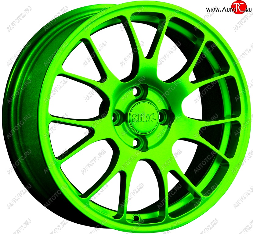 18 999 р. Кованый диск Slik Classic L-215 6.5x16   (RAL 6038 ярко-зеленый (6038))  с доставкой в г. Пермь