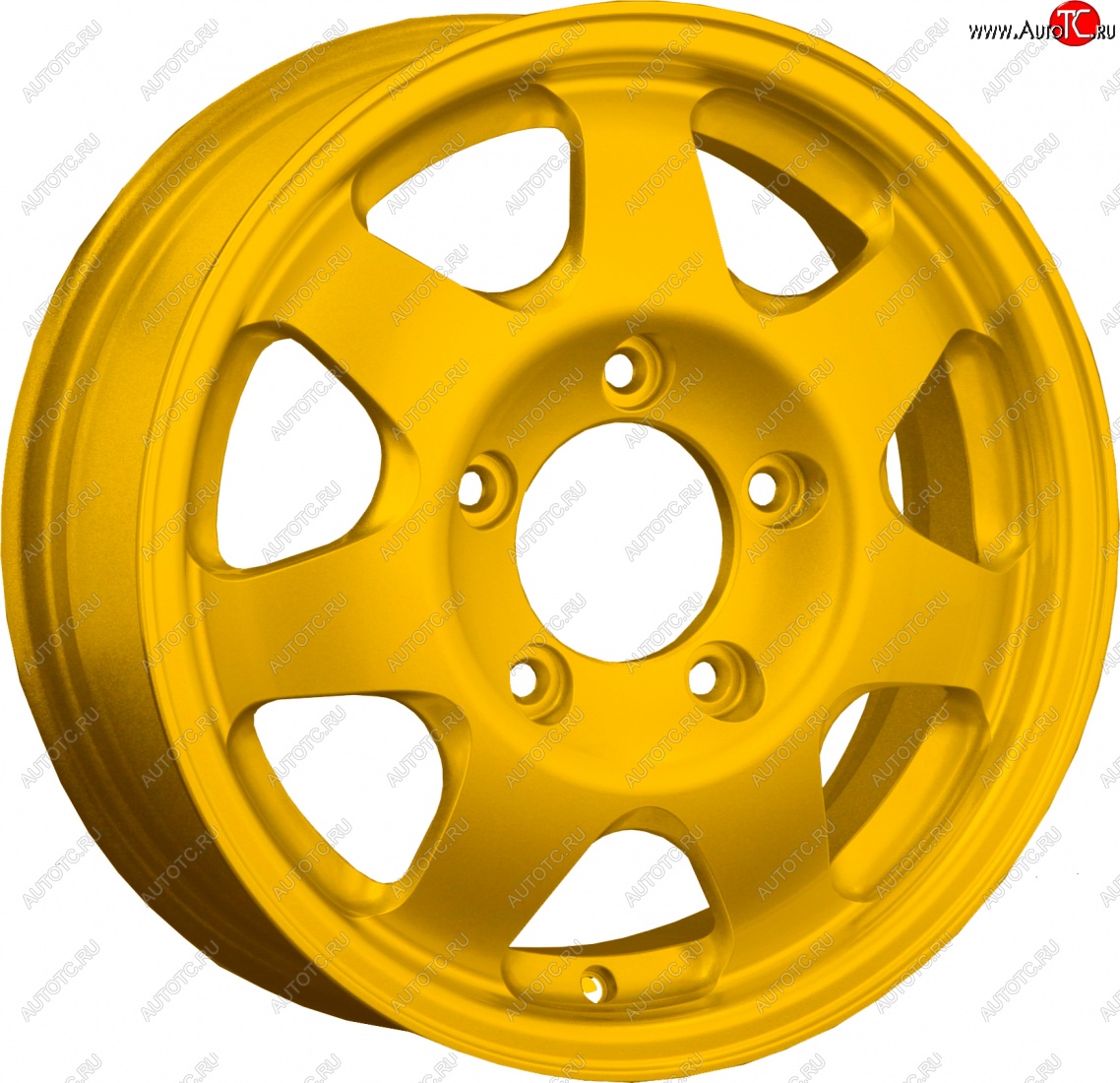 18 999 р. Кованый диск Slik Classic Sport L-25 5.5x16   (Ярко желтый RAL1021 (YELLOW))  с доставкой в г. Пермь