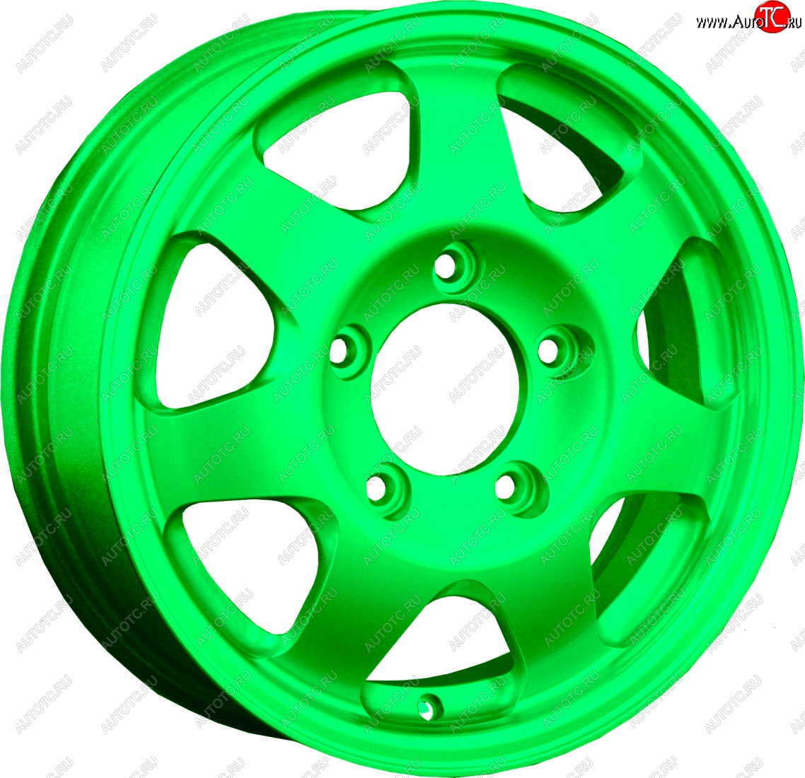 18 999 р. Кованый диск Slik Classic Sport L-25 5.5x16   (RAL 6038 ярко-зеленый (6038))  с доставкой в г. Пермь