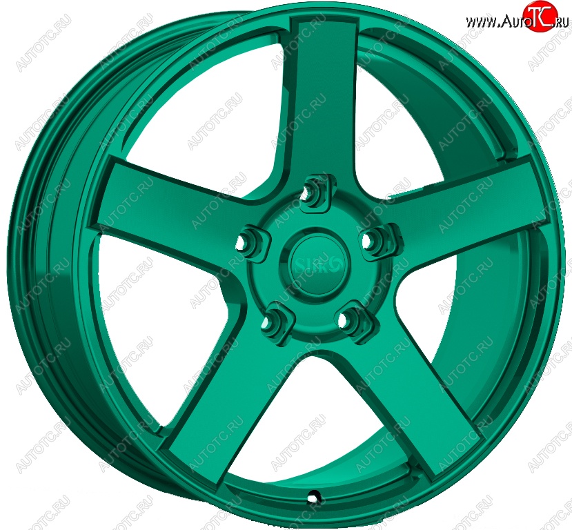 60 999 р. Кованый диск Slik PREMIUM L-607 10.0x20   (Candy изумрудно-зеленый (Candy Green))  с доставкой в г. Пермь
