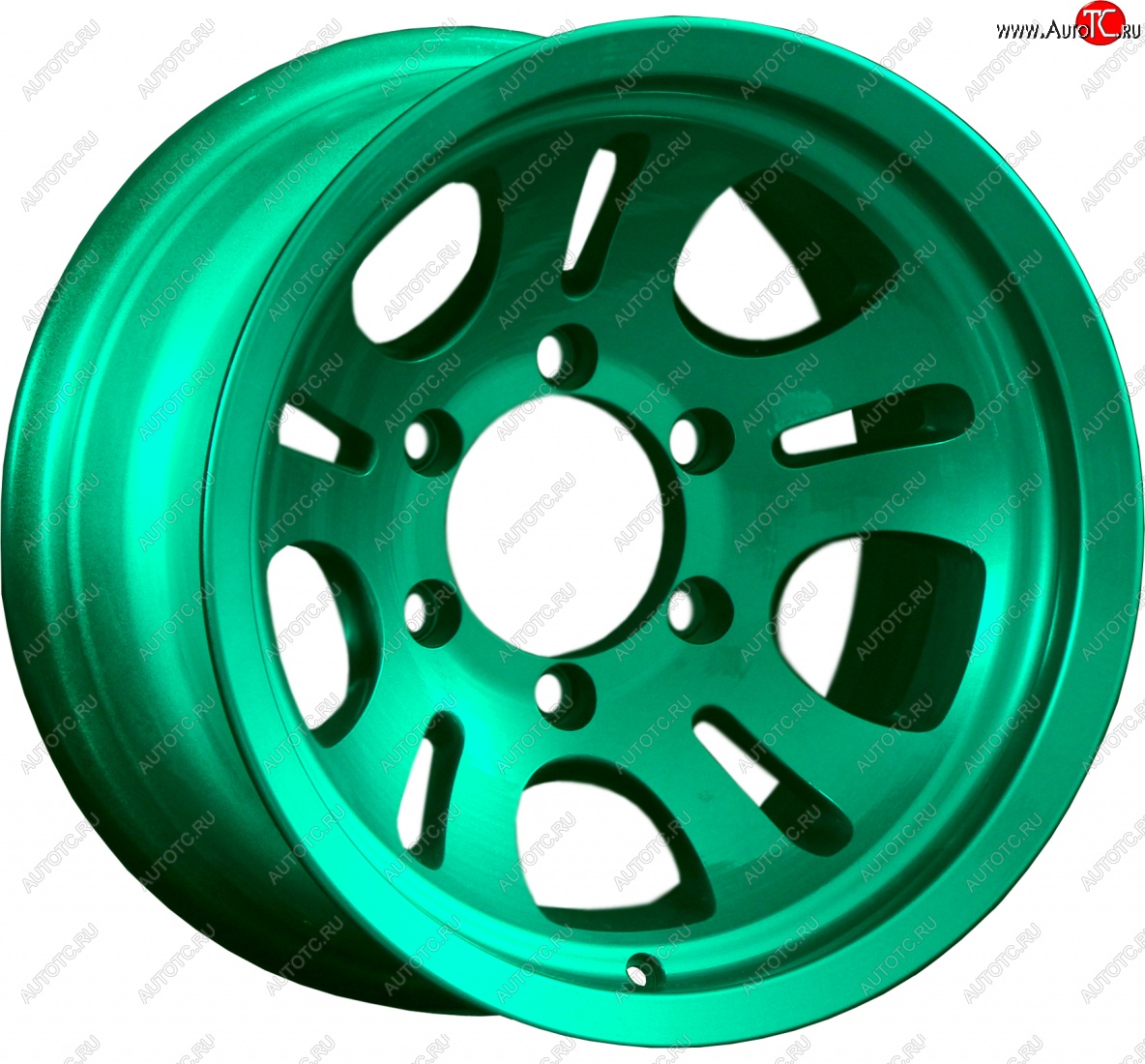 17 999 р. Кованый диск Slik Classic L-64 8.0x15   (Candy изумрудно-зеленый (Candy Green))  с доставкой в г. Пермь