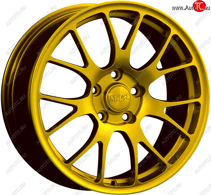 25 599 р. Кованый диск Slik Classic L-736 7.5x17   (Ярко желтый RAL1021 (YELLOW))  с доставкой в г. Пермь